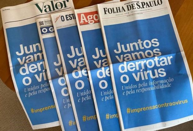jornais brasileiros unificam capas