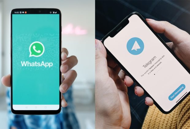 Diferenças entre o whatsapp e o telegram
